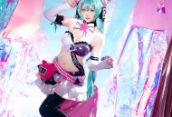 Coser小姐姐 星之迟迟 - Miku初音未来 喵斯快跑/(57P)