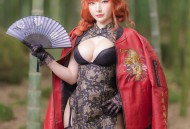 [Fantasy Factory] 小丁 Cosplay写真 - 2022.01 Tiger cheongsam/(23P)