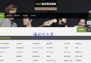 【音乐】内容齐全的音乐导航AOPmusic，收藏必备